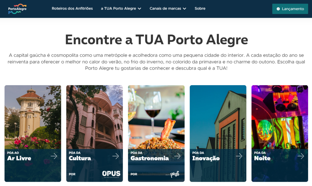 Portal Destino POA - Inovação e Turismo