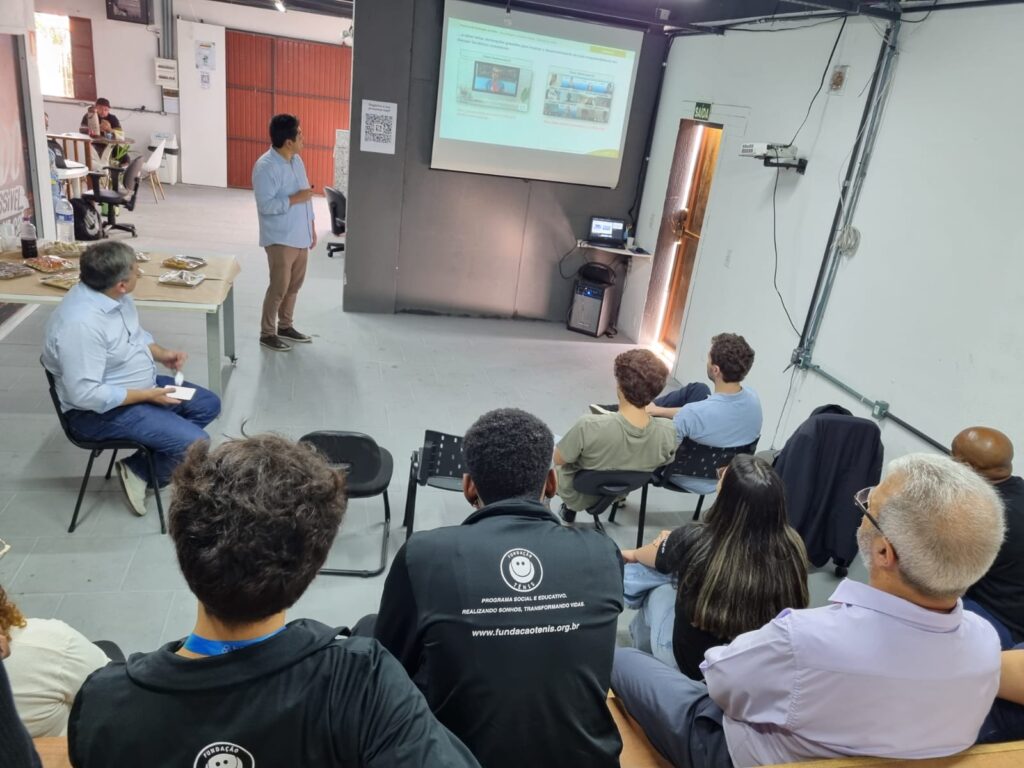 As entregas dos projetos finais das mentorias foram apresentadas na tarde desta segunda-feira (8), na sede do Hub Formô, participante do projeto Territórios Inovadores