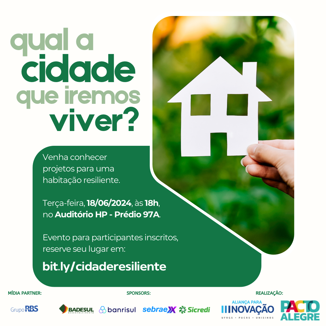 Pacto Alegre reúne projetos de habitação para desabrigados do RS